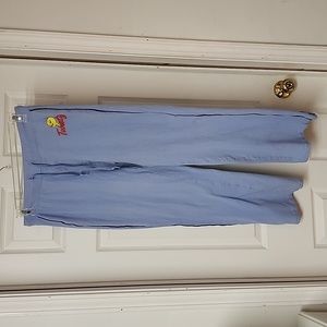 Looney Tunes Women's Baby Blue L Sweat Pants
